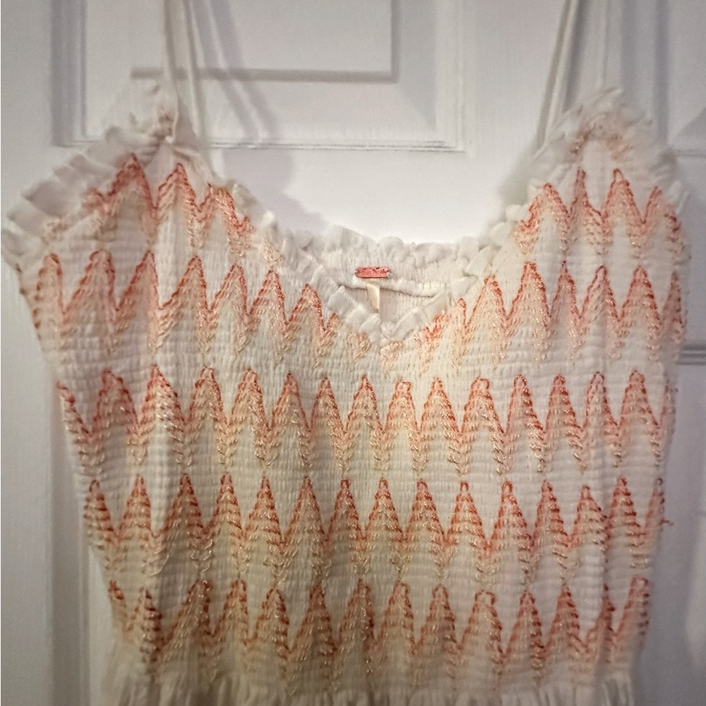 NWT - Free People - Sweet Nothings Cotton Gauze Maxi Sundress Size: S